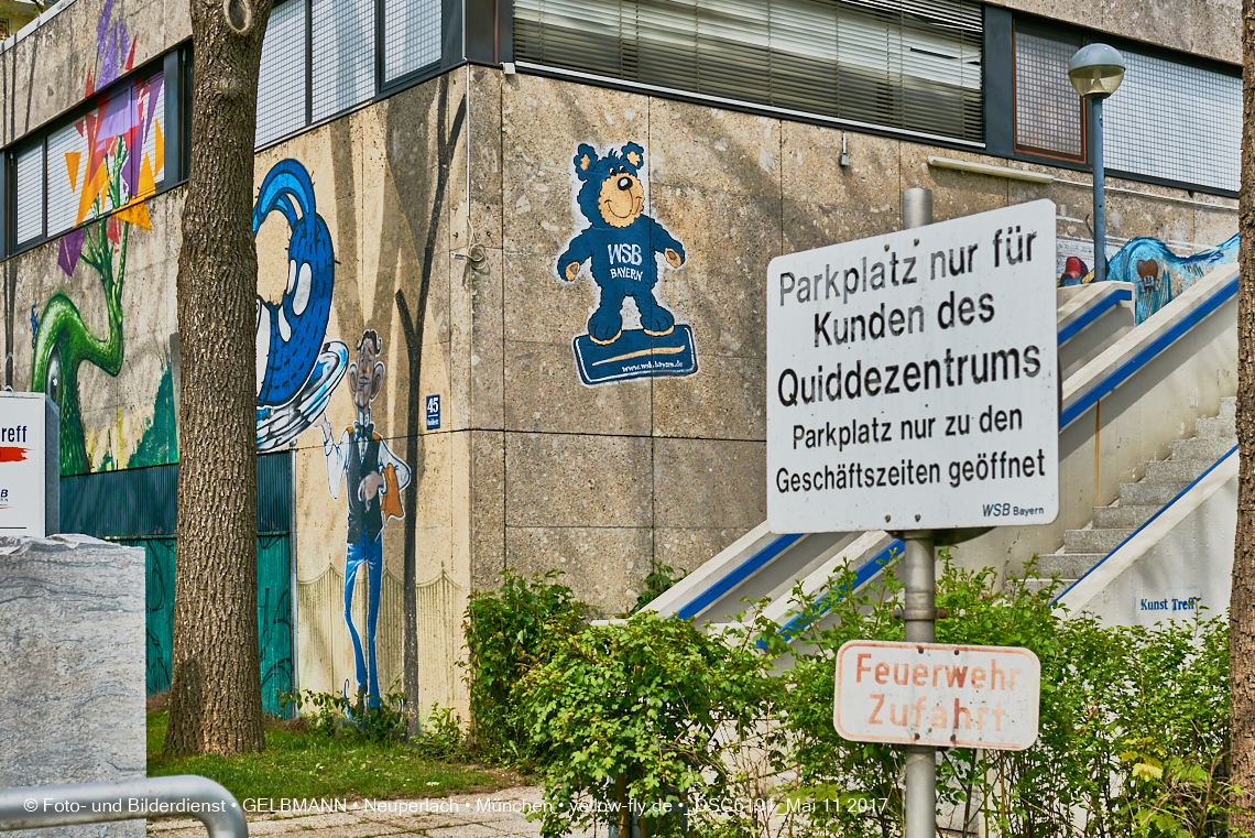 11.05.2017 - Abrissbaustelle Quiddezentrum in Neuperlach